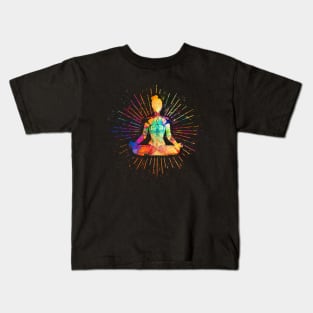 Yoga Meditation Pose Yoga Woman, Zen Mom Kids T-Shirt